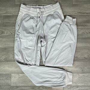 Lululemon Pull On Dance Studio Mid Rise Jogger Pants Chrome Light Gray sz 6